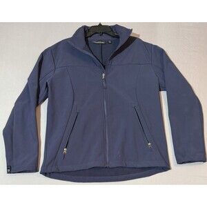 Dunbrooke Wind Stopper Fleece Lined Men’s Medium Full Zip Blue Jacket Coat